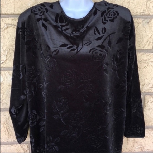 Vintage oversize velour Flower Print Shoulder Pads Oversized
Size Med - Picture 7 of 9